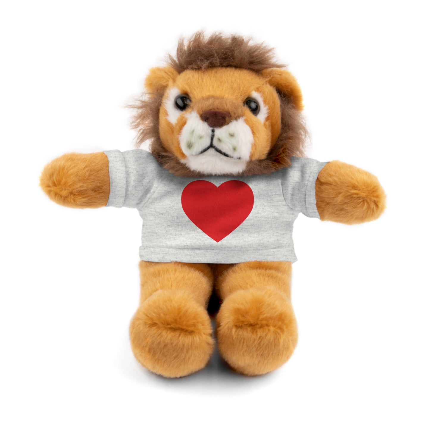 Cute Heart-Cuddling Stuffed Animal