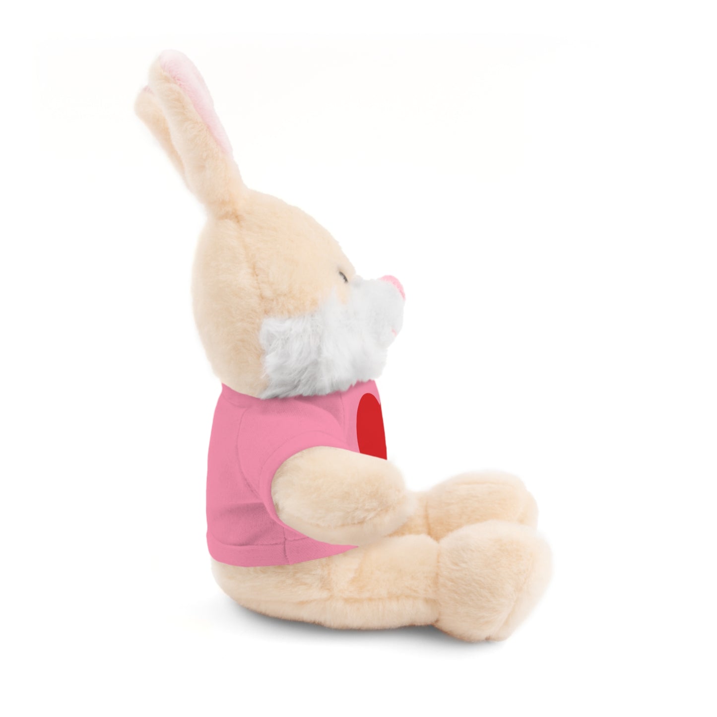 Cute Heart-Cuddling Stuffed Animal