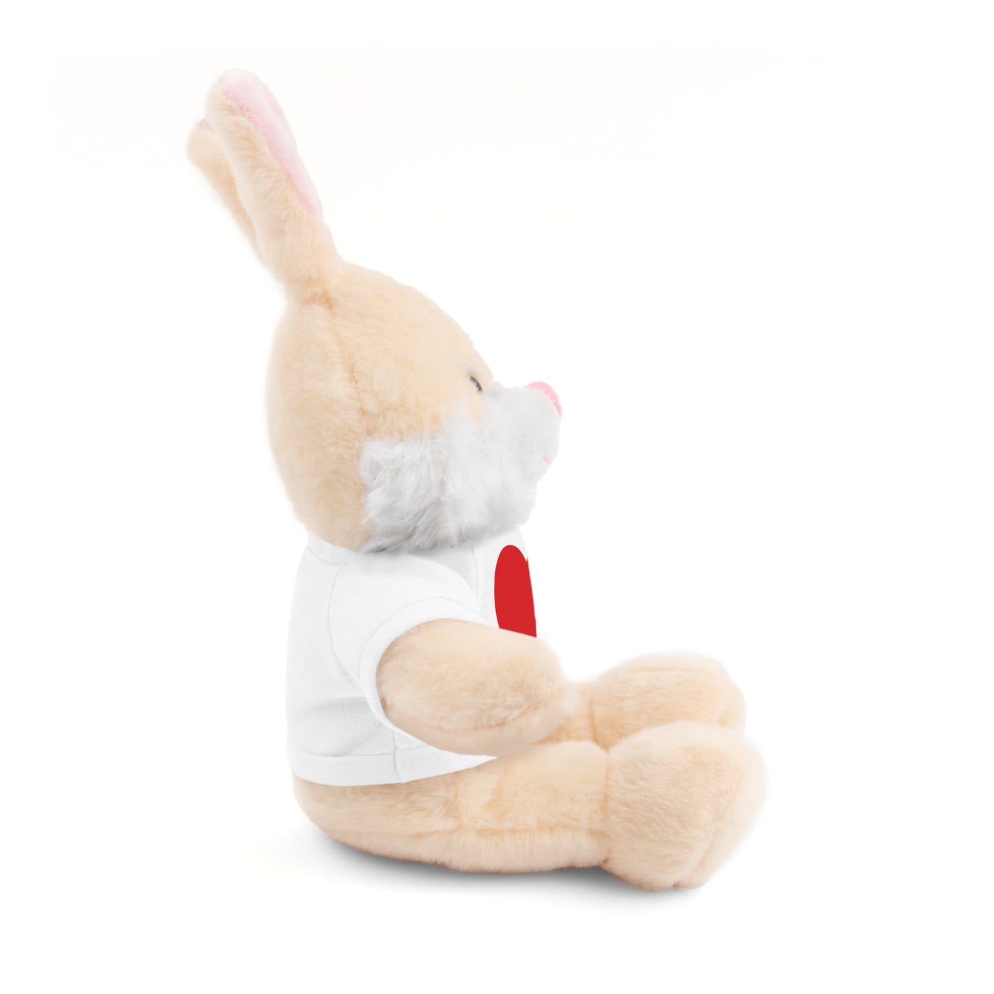 Cute Heart-Cuddling Stuffed Animal