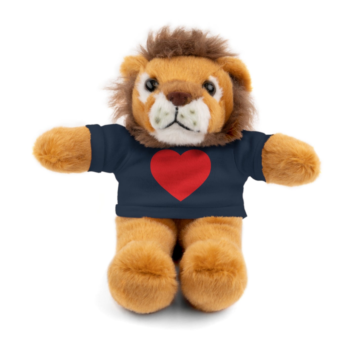 Cute Heart-Cuddling Stuffed Animal