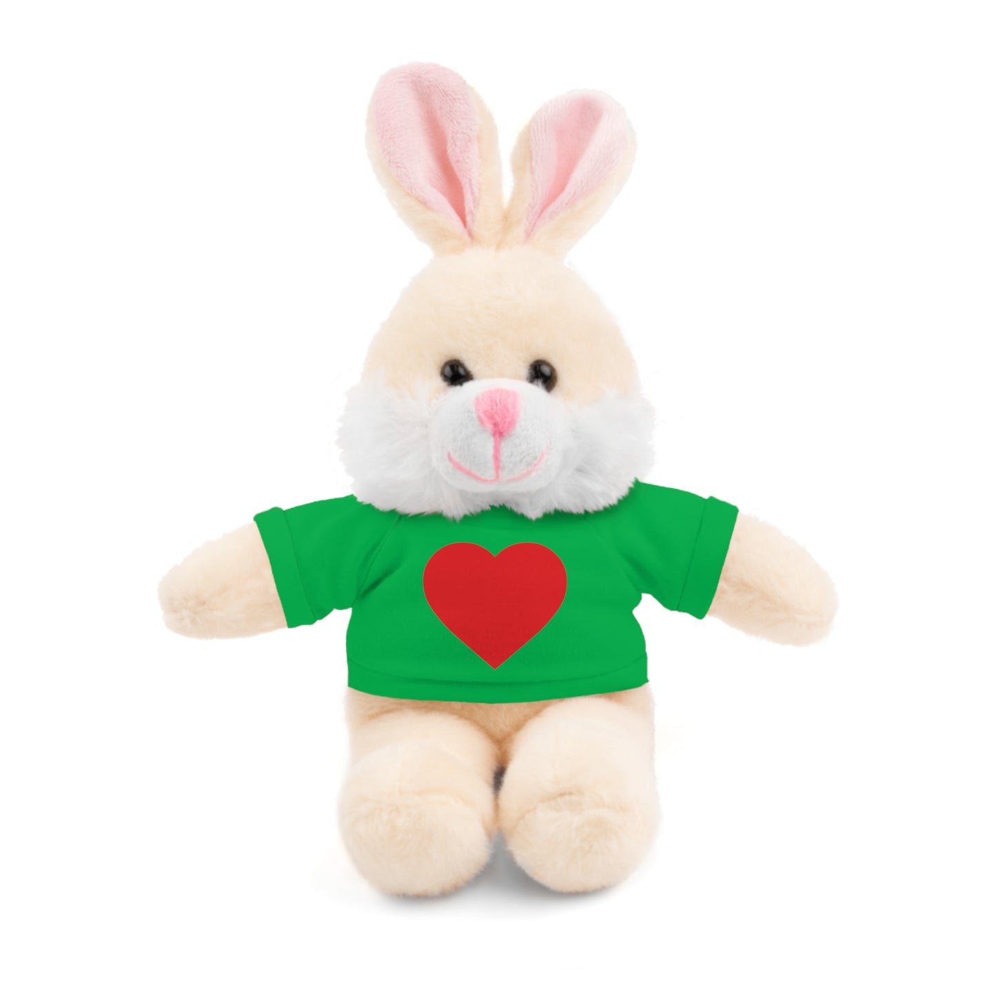 Cute Heart-Cuddling Stuffed Animal