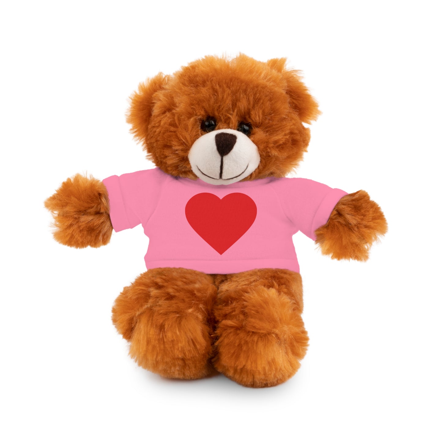 Cute Heart-Cuddling Stuffed Animal