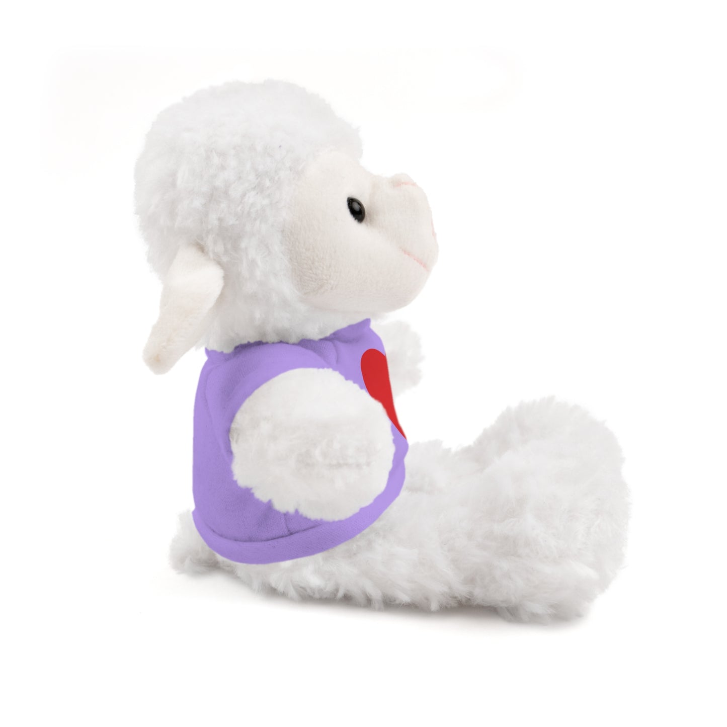 Cute Heart-Cuddling Stuffed Animal