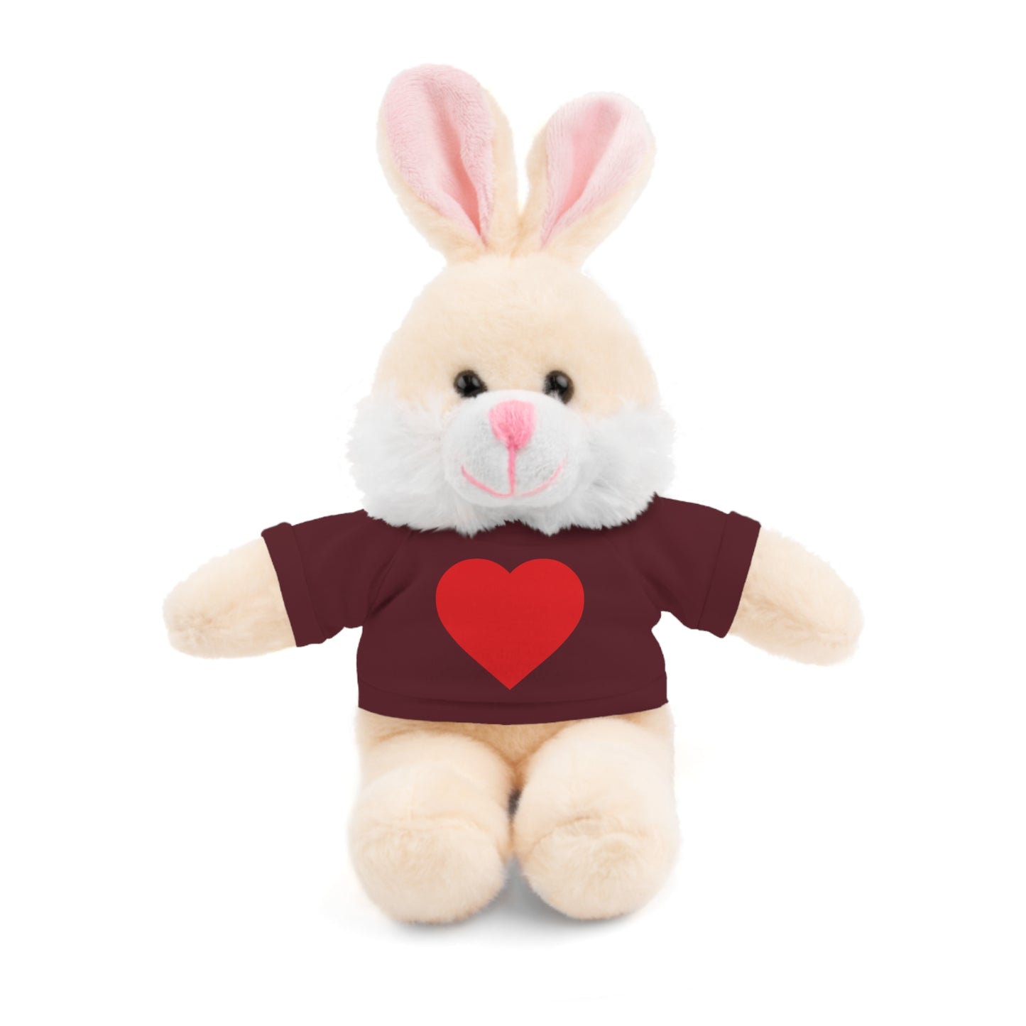 Cute Heart-Cuddling Stuffed Animal