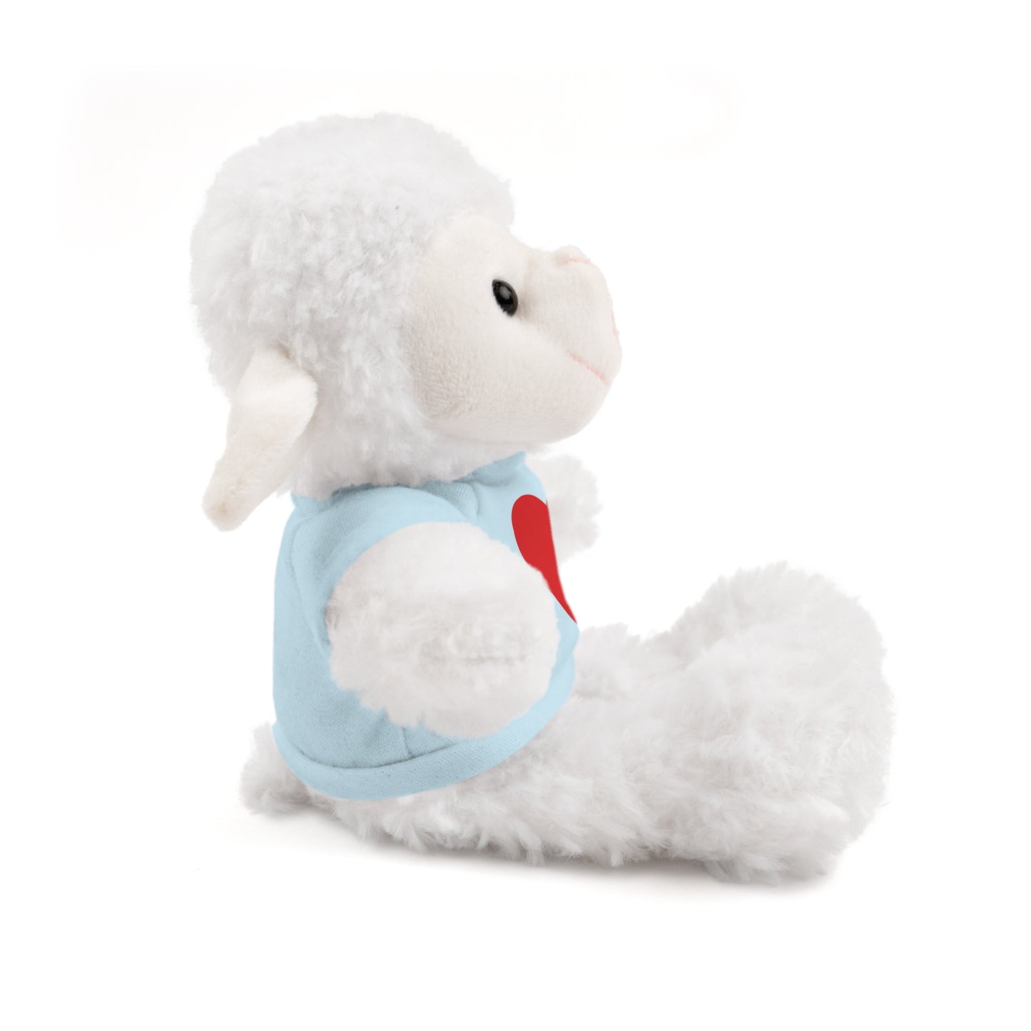 Cute Heart-Cuddling Stuffed Animal