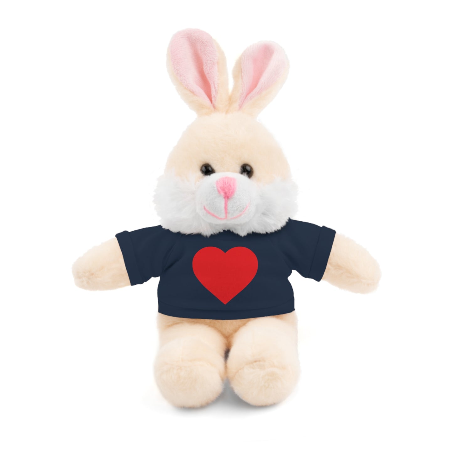 Cute Heart-Cuddling Stuffed Animal