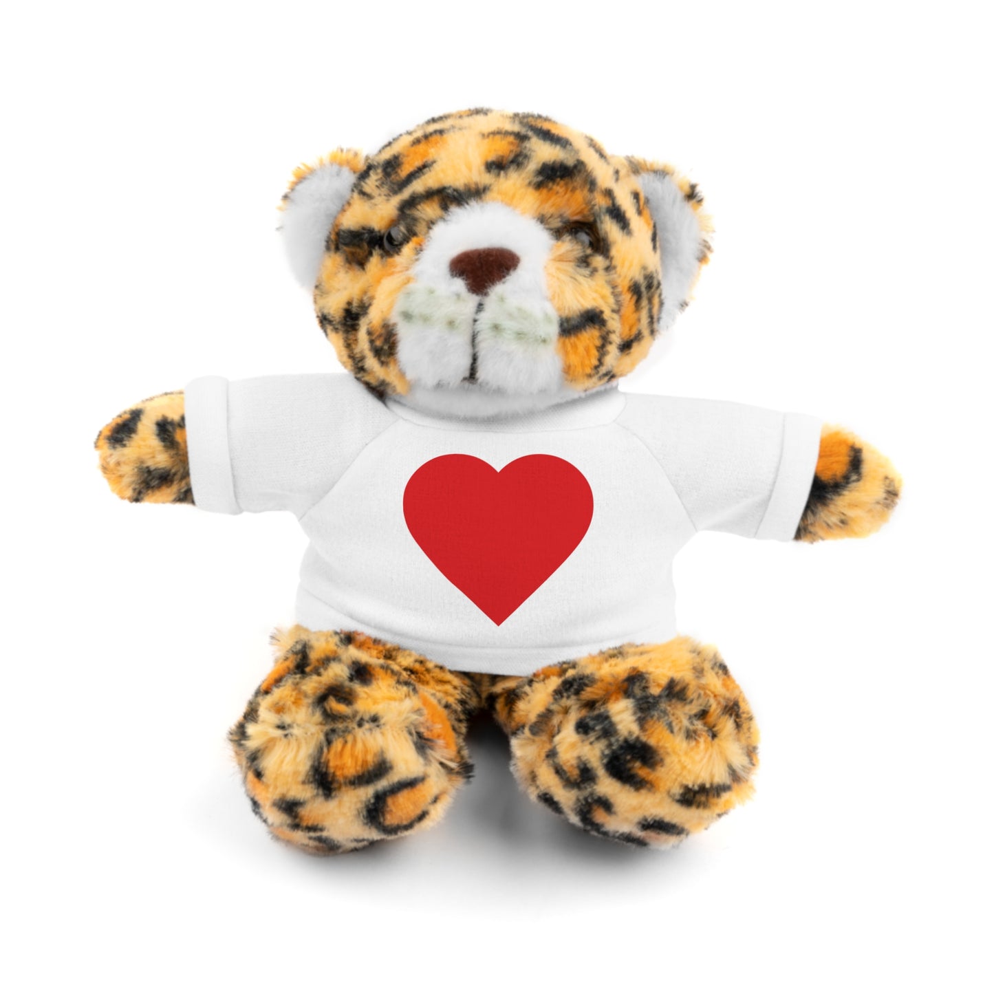 Cute Heart-Cuddling Stuffed Animal