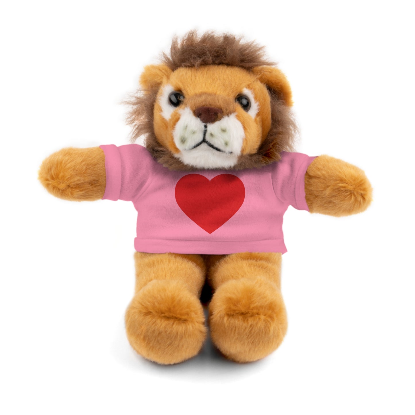 Cute Heart-Cuddling Stuffed Animal