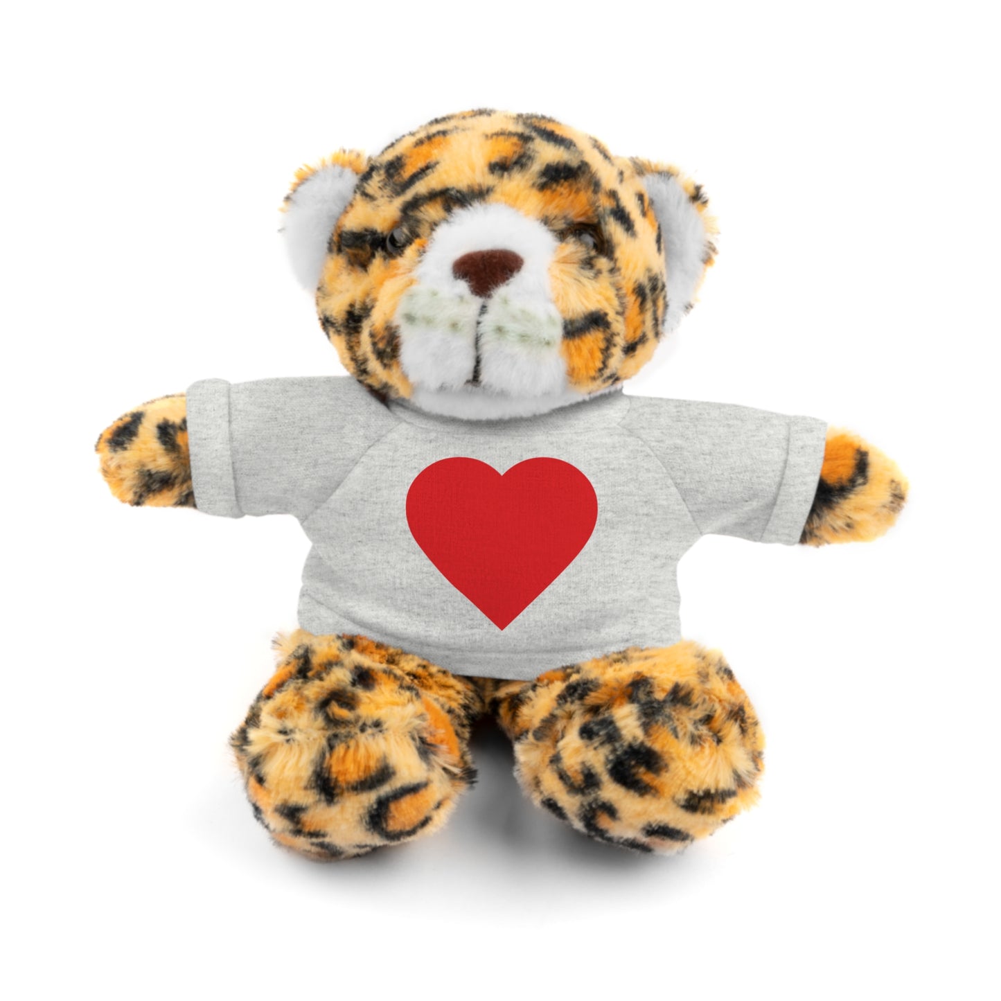Cute Heart-Cuddling Stuffed Animal