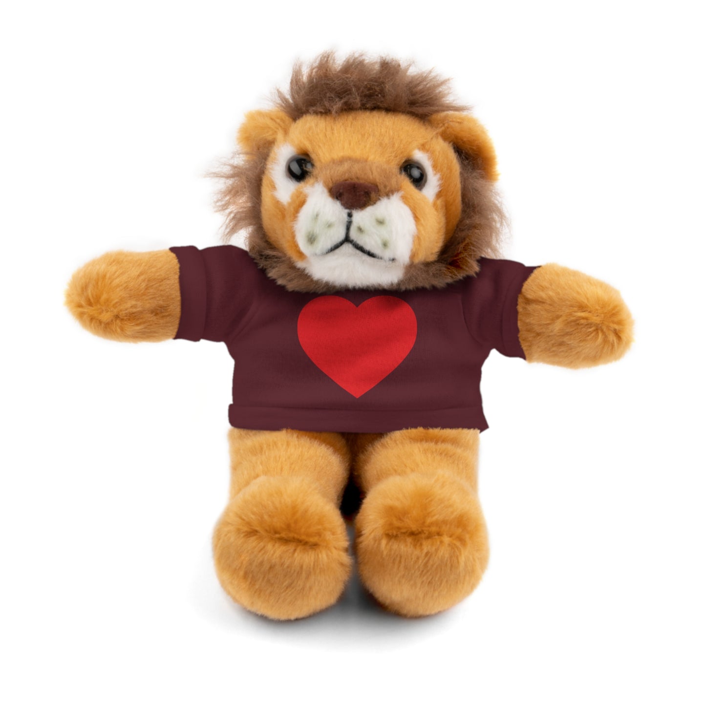 Cute Heart-Cuddling Stuffed Animal