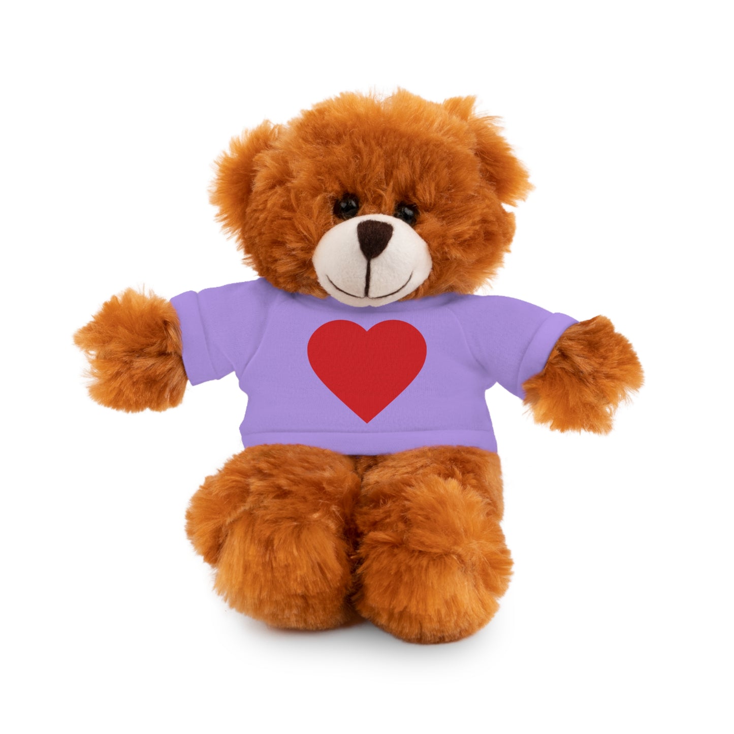 Cute Heart-Cuddling Stuffed Animal
