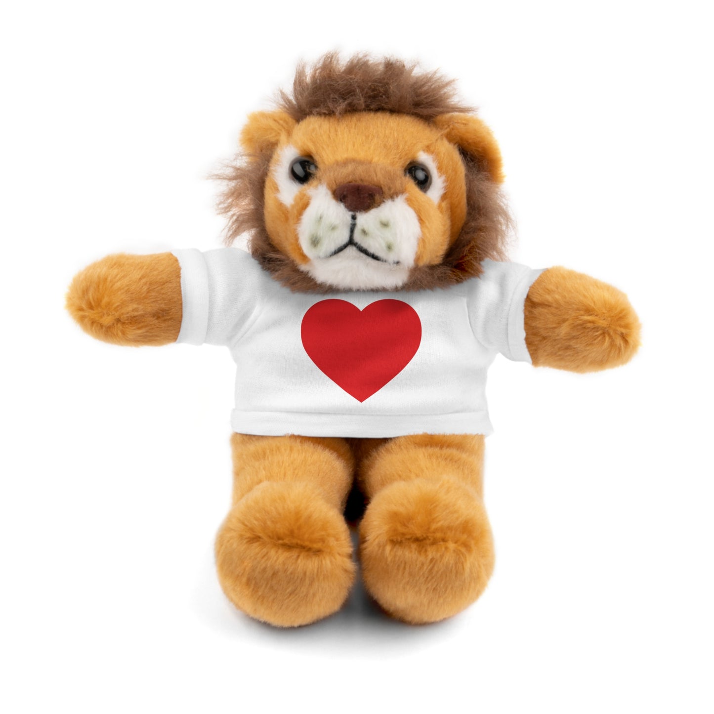 Cute Heart-Cuddling Stuffed Animal