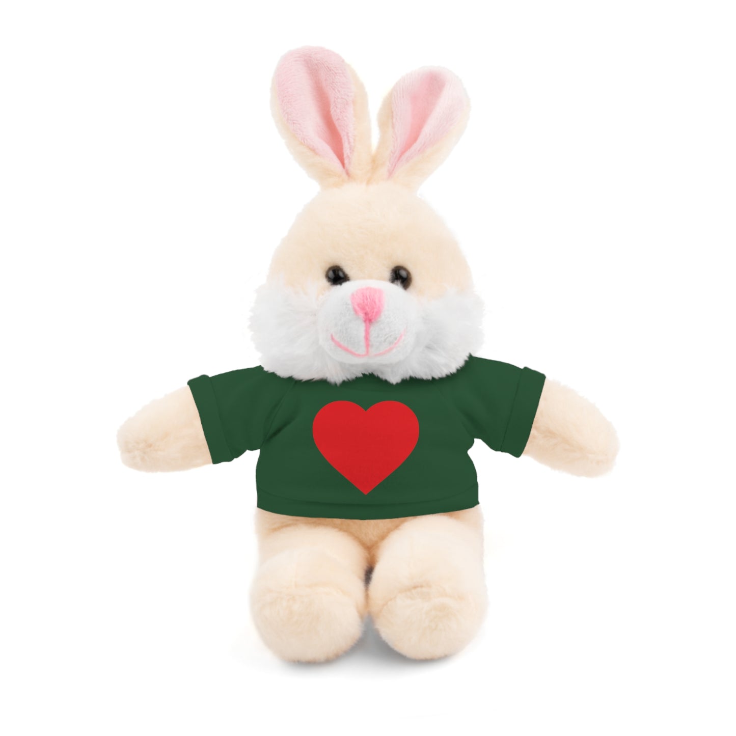 Cute Heart-Cuddling Stuffed Animal
