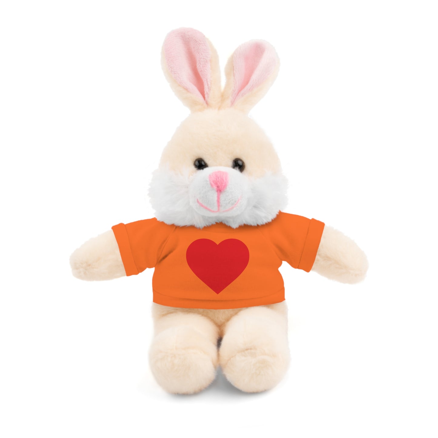 Cute Heart-Cuddling Stuffed Animal