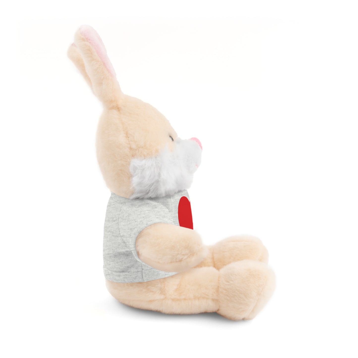 Cute Heart-Cuddling Stuffed Animal