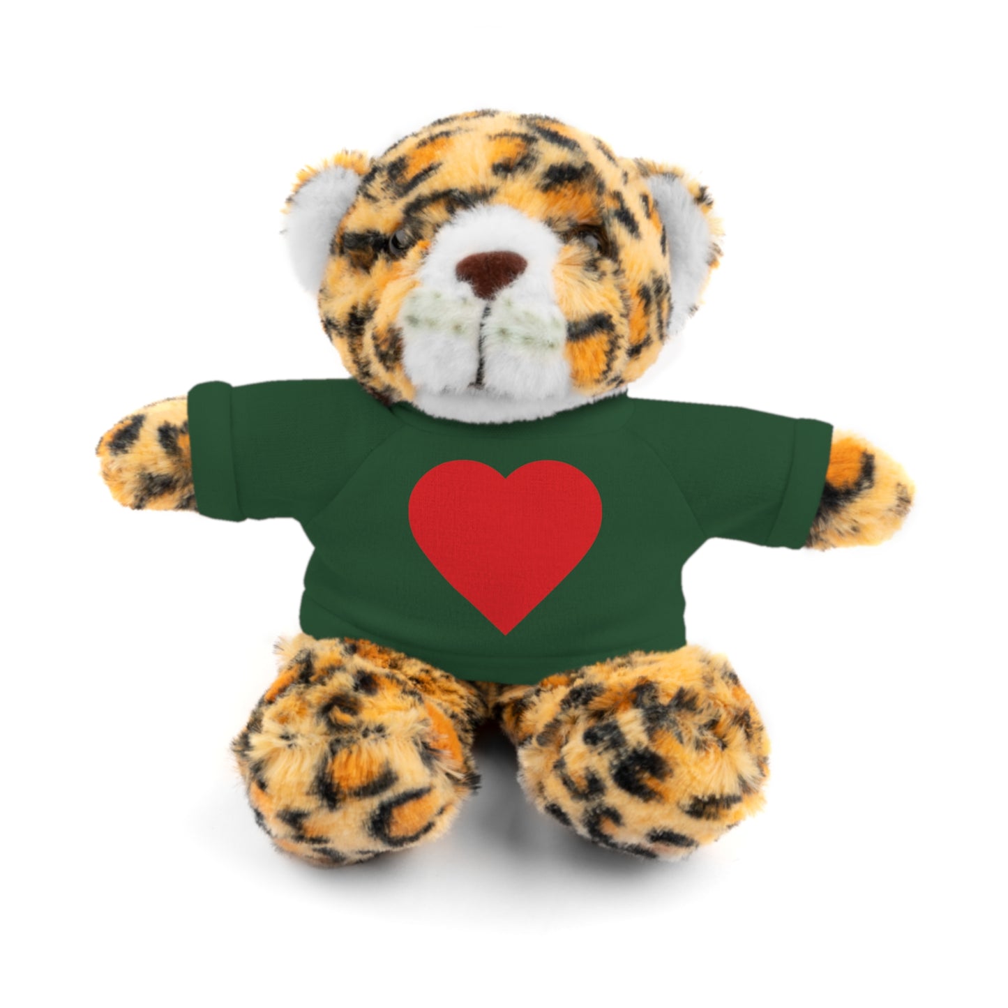 Cute Heart-Cuddling Stuffed Animal