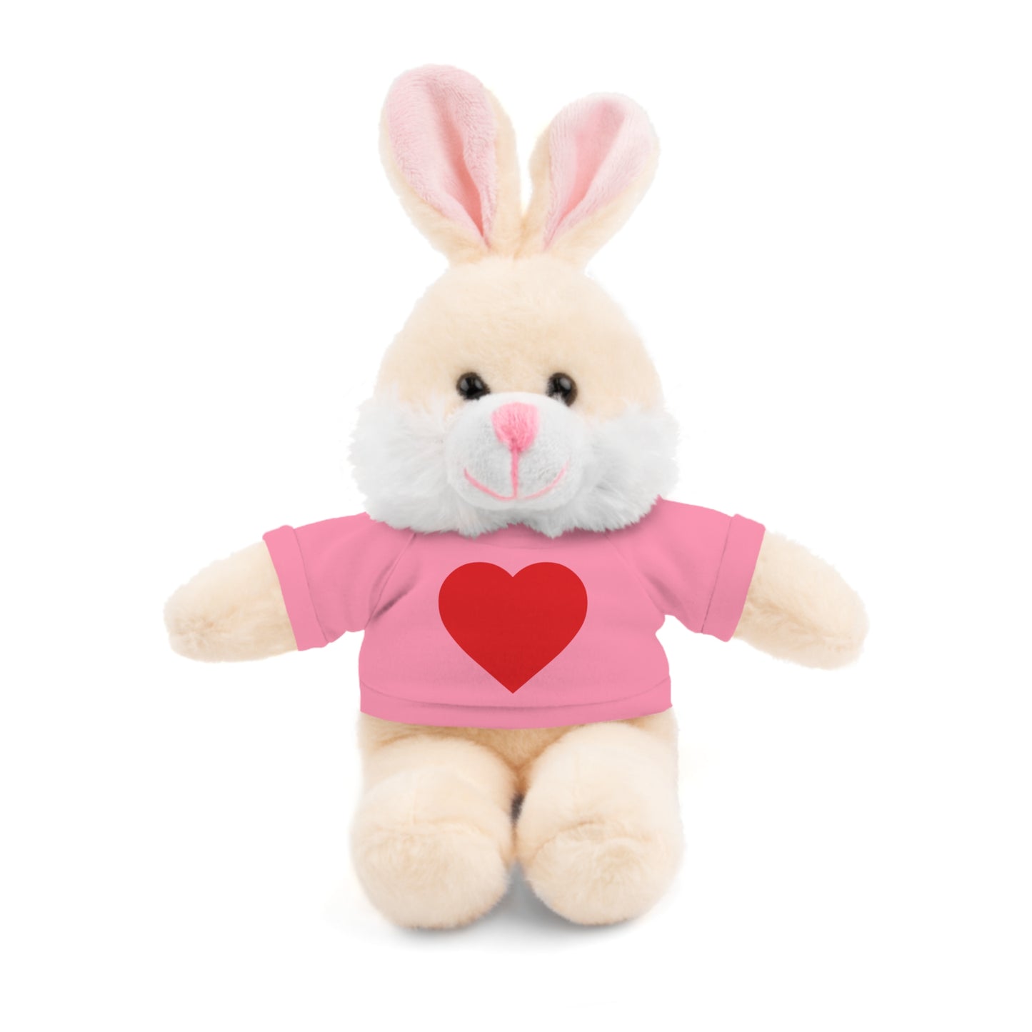 Cute Heart-Cuddling Stuffed Animal