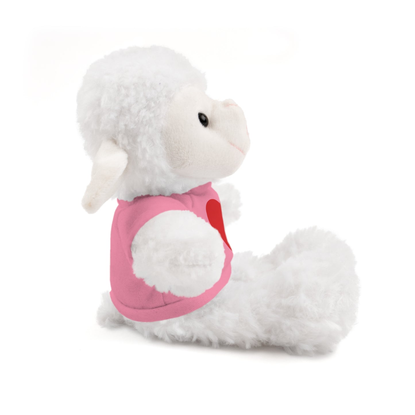 Cute Heart-Cuddling Stuffed Animal