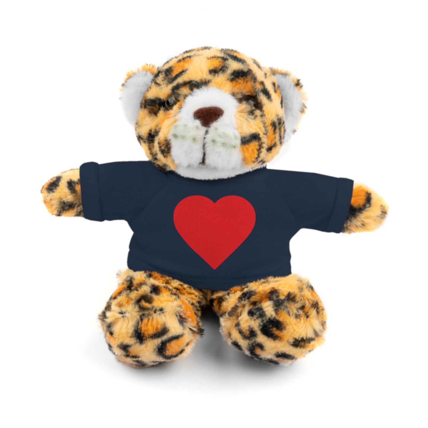 Cute Heart-Cuddling Stuffed Animal