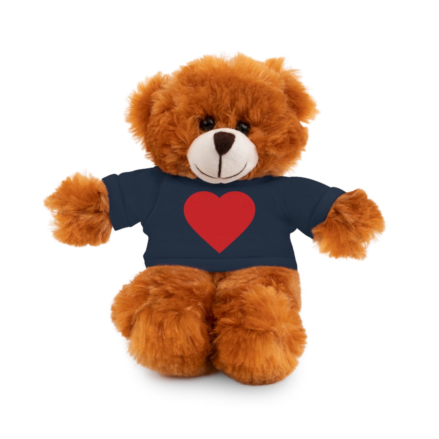 Cute Heart-Cuddling Stuffed Animal
