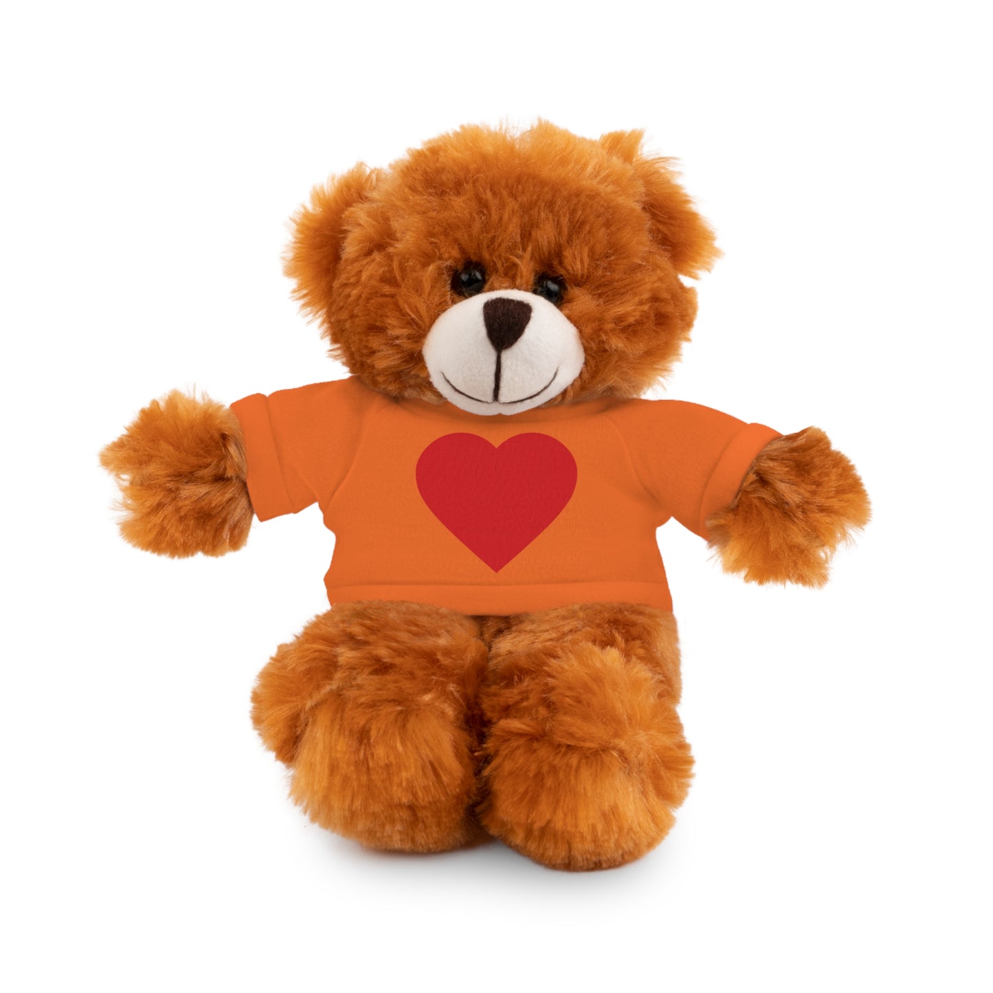 Cute Heart-Cuddling Stuffed Animal