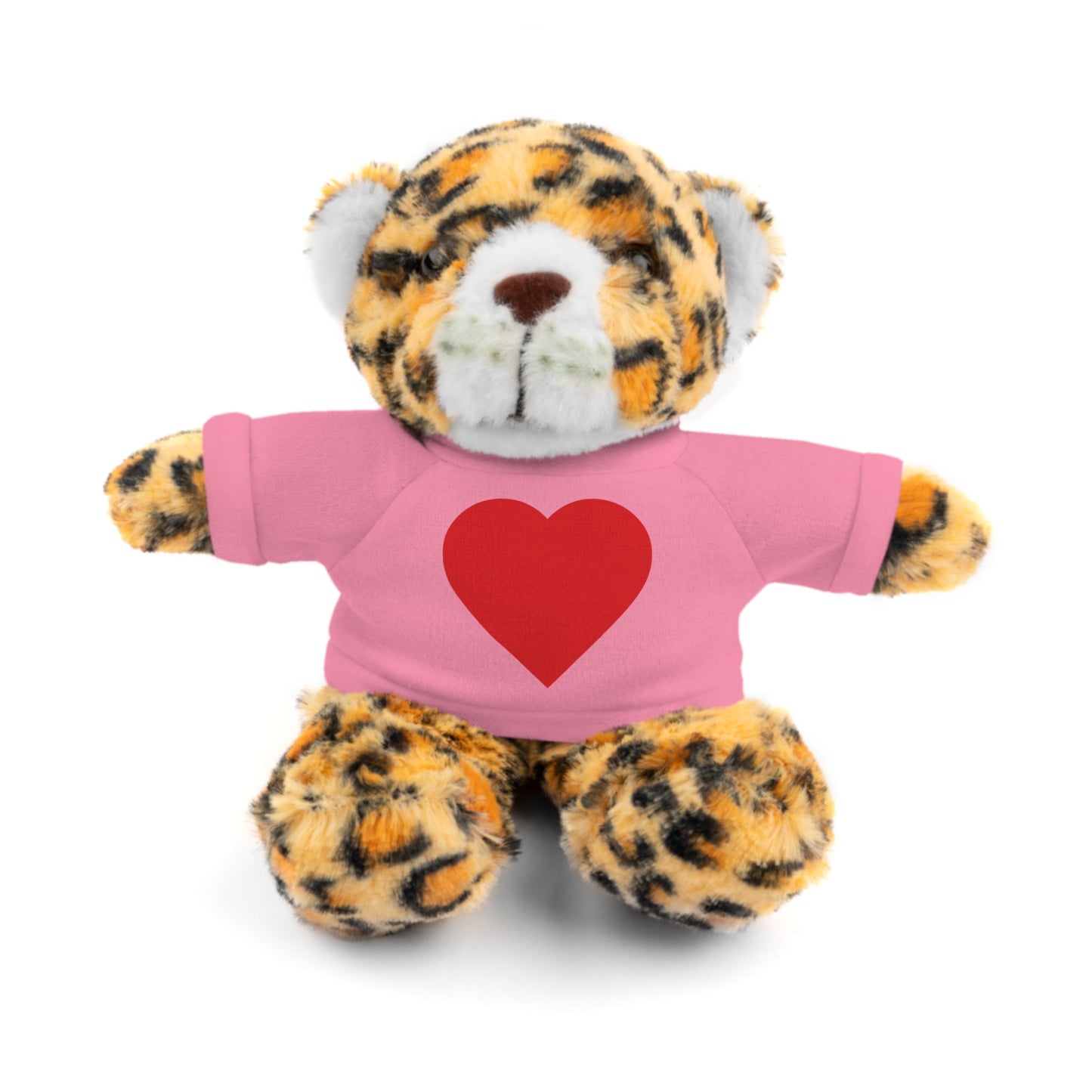 Cute Heart-Cuddling Stuffed Animal