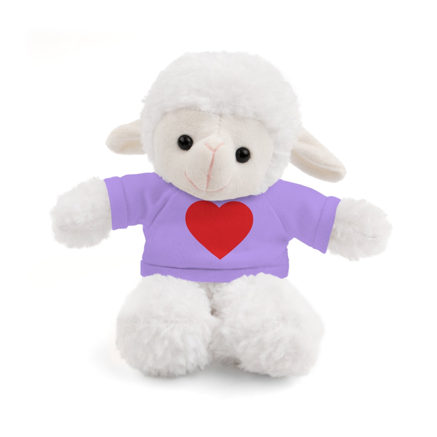 Cute Heart-Cuddling Stuffed Animal
