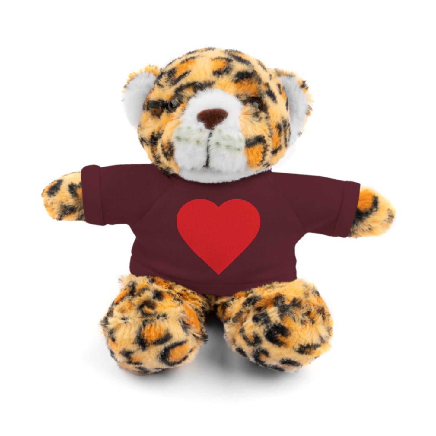 Cute Heart-Cuddling Stuffed Animal