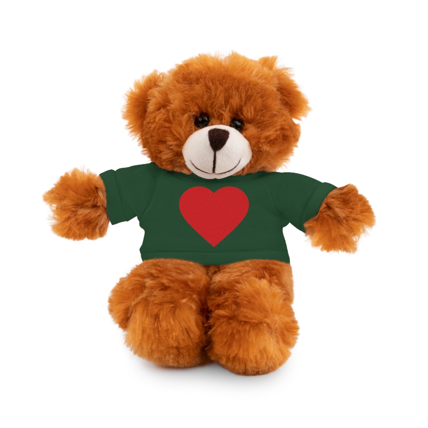 Cute Heart-Cuddling Stuffed Animal