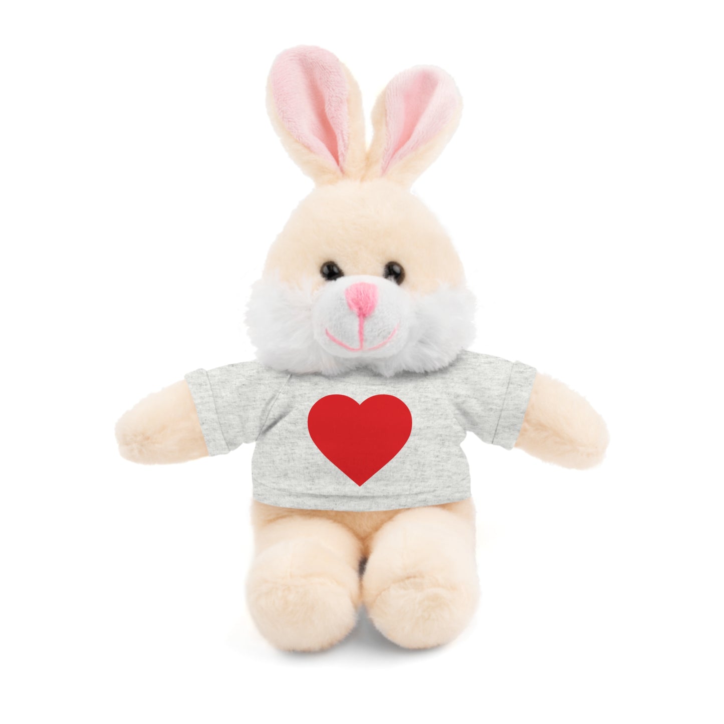 Cute Heart-Cuddling Stuffed Animal