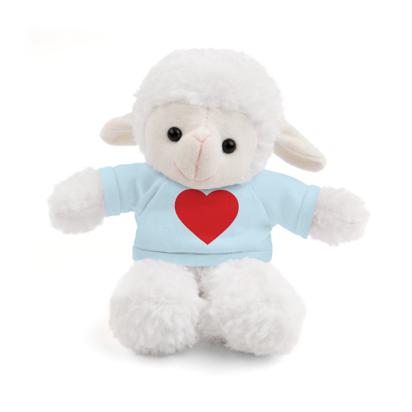 Cute Heart-Cuddling Stuffed Animal
