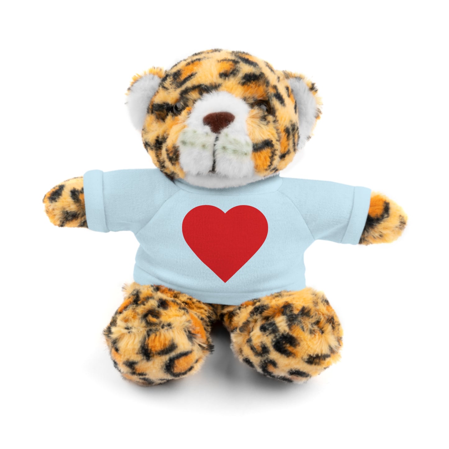 Cute Heart-Cuddling Stuffed Animal