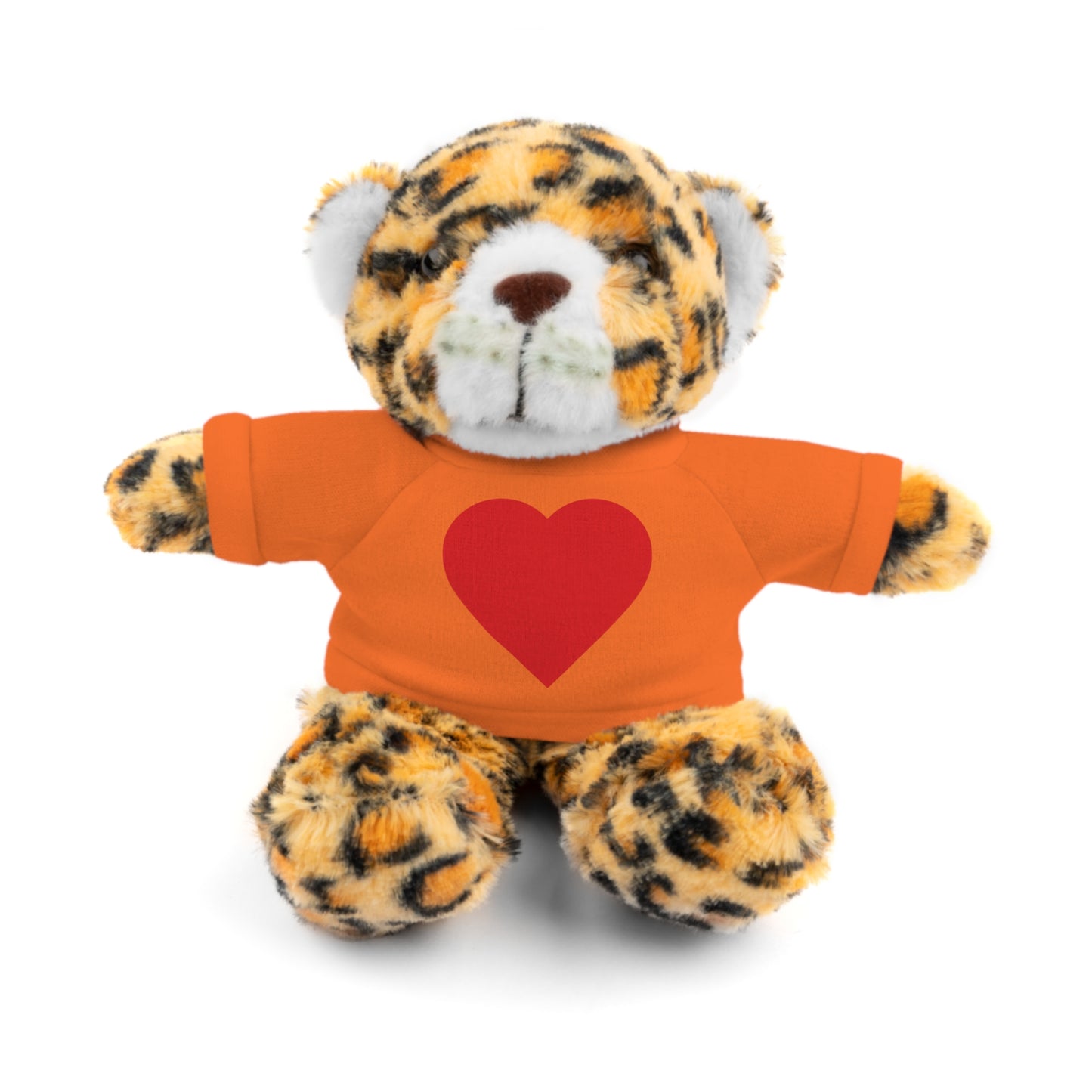 Cute Heart-Cuddling Stuffed Animal